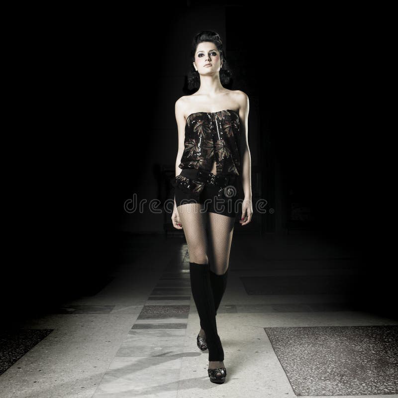 Elegant meisje royalty-vrije stock foto