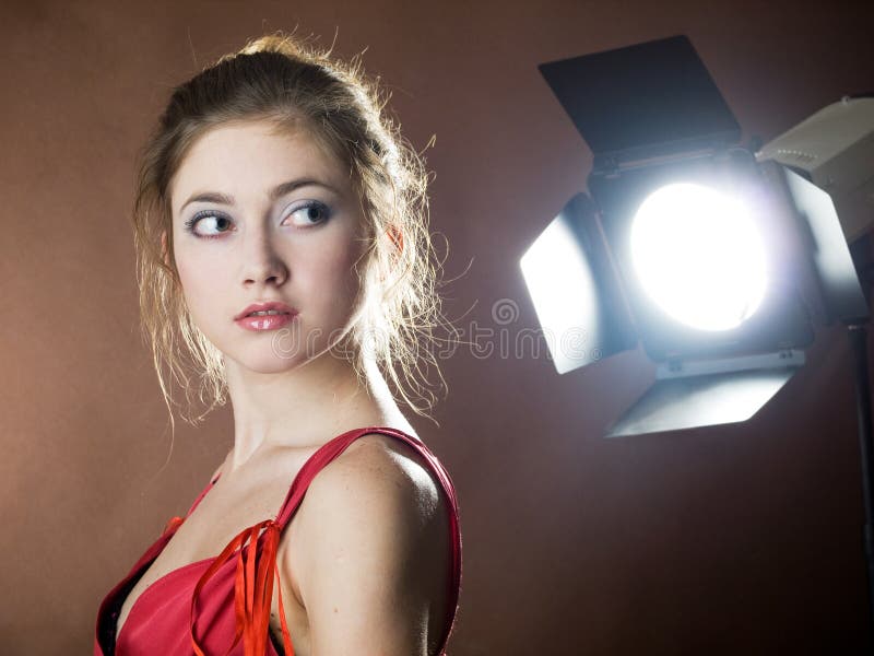 Elegante meisje stock fotografie