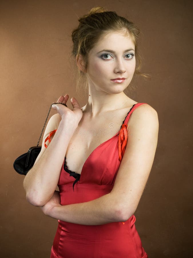 Elegante meisje stock afbeelding