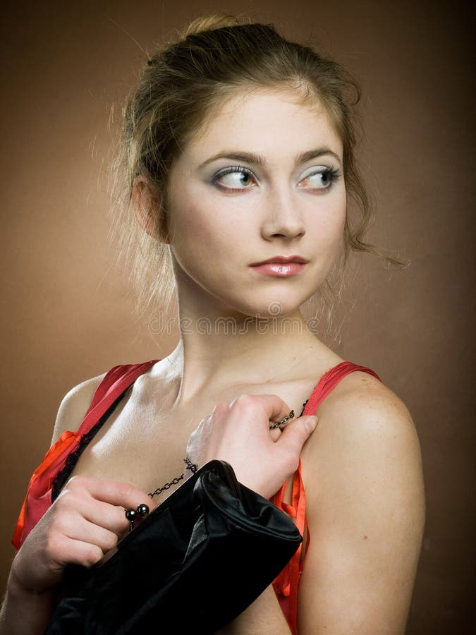 Elegant meisje stock afbeelding