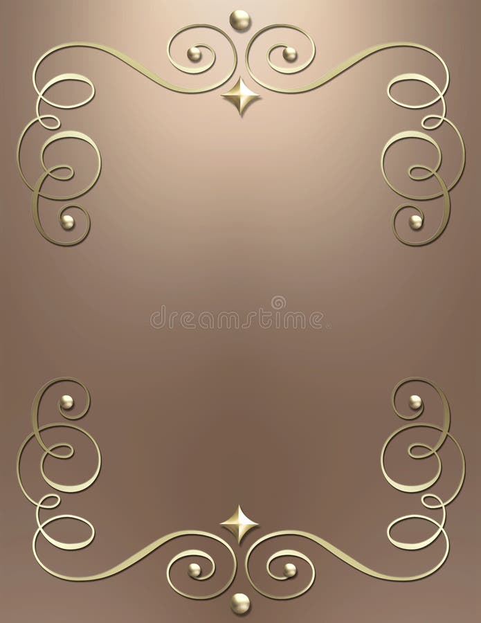 Elegant metallic swirl background stock illustration Elegant metallic swirl background stock illustration