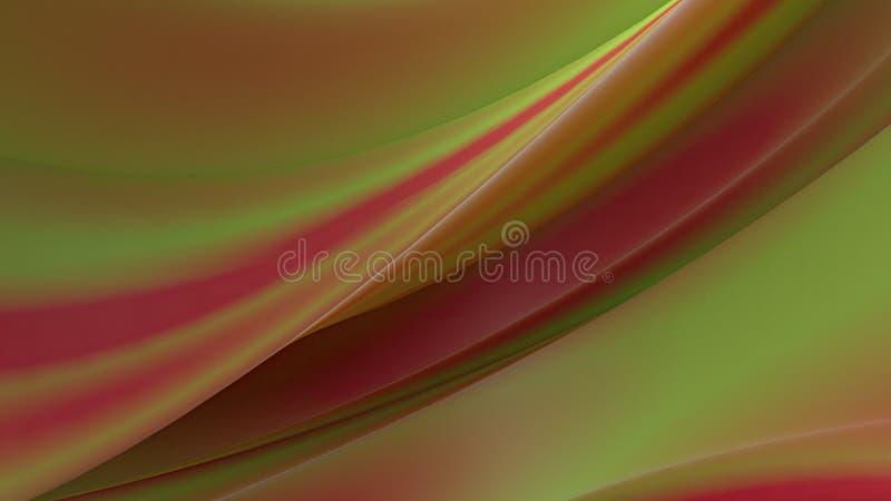 Elegant Modern 3D Rendering Abstract Background in Bezier Curve Green and Red Colors Showing Simple, Curved and Twisted Modern vector illustration