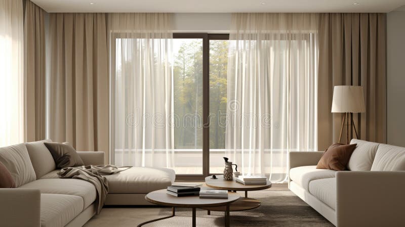 Picture of Living Room Zoom Background royalty-free images