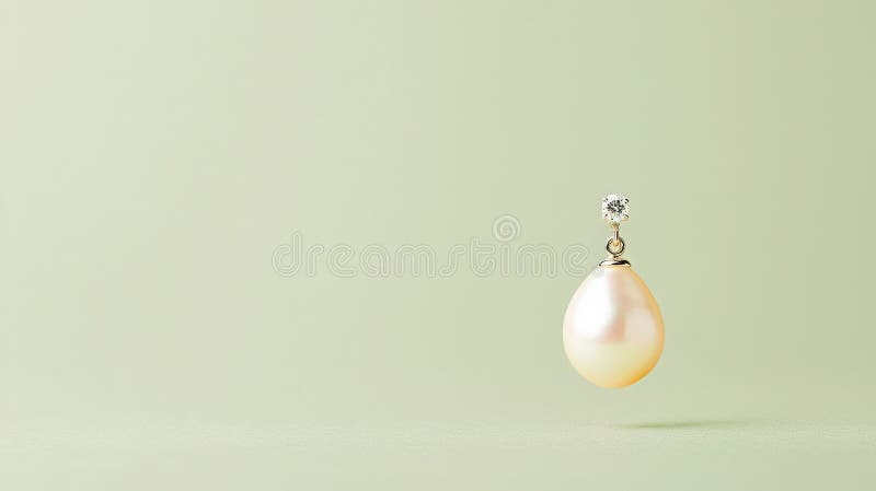 A Elegant Pearl Earring vector illustration