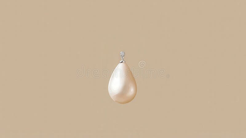 A Elegant Pearl Pendant royalty free illustration