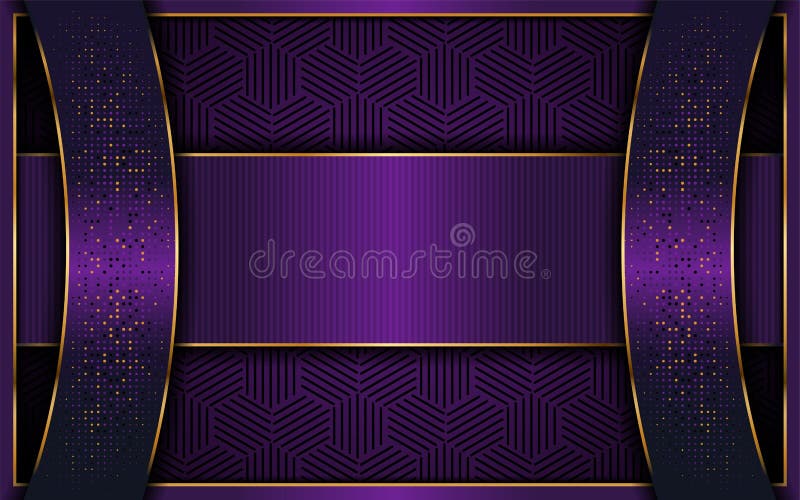 Premium Vector  Elegant purple background with luxurious line shape