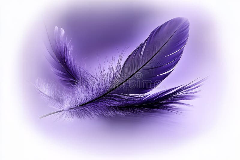 Elegant Purple Pene de păsări moale de fundal imagine lumina și aerisire textura royalty free illustration