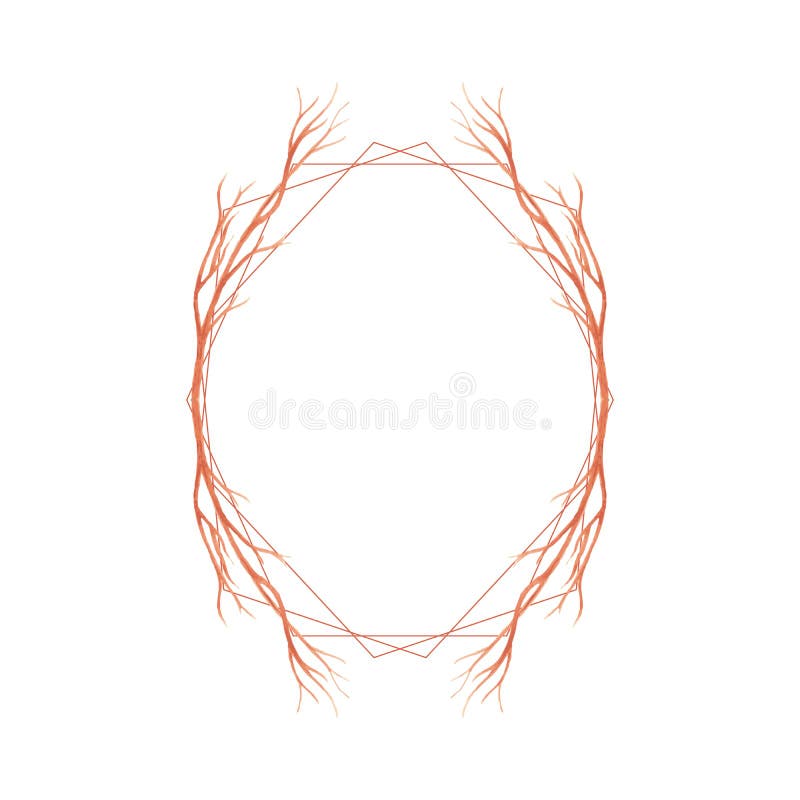 Elegant ram f?r att gifta sig inbjudan med vattenf?rgen vektor illustrationer Elegant ram f?r att gifta sig inbjudan med vattenf?rgen vektor illustrationer