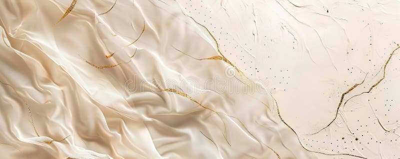 Elegant script wedding mockup card background with a soft, beige parchment texture and flowing stock photo