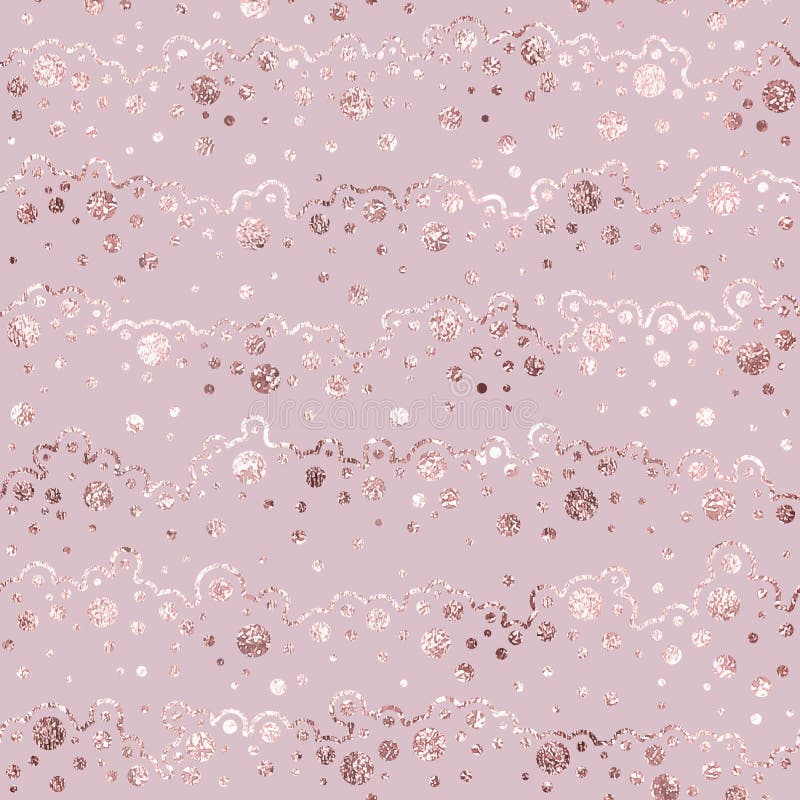 Elegant seamless pattern. Delicate background. Pink texture with effect metallic foil. Repeating pattern rose gold. modern stylis stock photos