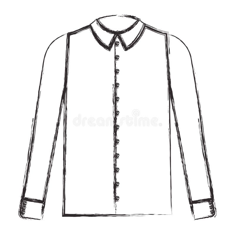 Elegant Shirt Masculine Icon Stock Vector - Illustration of accessories ...