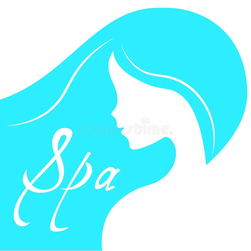 Illustration of Women Silhouette Icon on White Background Stock Vector ...