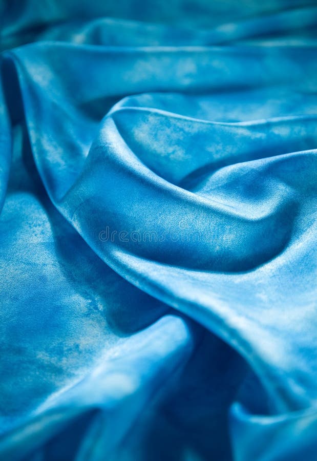 Elegant and soft blue satin