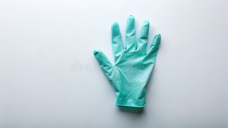Elegant Soft Pink Latex Gloves A Stylish and Practical Flat Lay for Healthcare Beauty and Professional Use vector illustration