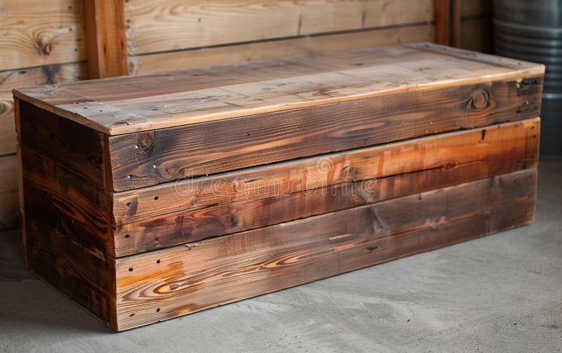 Elegant Storage Bench Designs Generative Ai Stock Photo Image of