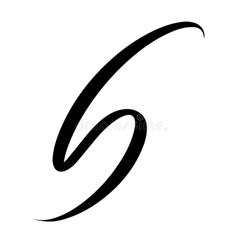 Elegant Swirl, Dynamic Abstract Brushstroke Design Element vector illustration