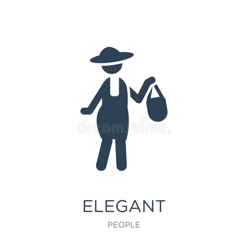 elegant symbol i moderiktig designstil elegant symbol som isoleras på vit bakgrund enkelt och modernt plant symbol för elegant ve royaltyfri illustrationer elegant symbol i moderiktig designstil elegant symbol som isoleras på vit bakgrund enkelt och modernt plant symbol för elegant ve royaltyfri illustrationer