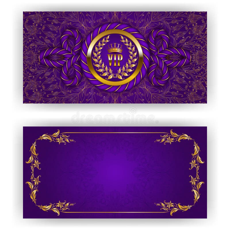 Elegant template for vip luxury invitation royalty free illustration Elegant template for vip luxury invitation royalty free illustration