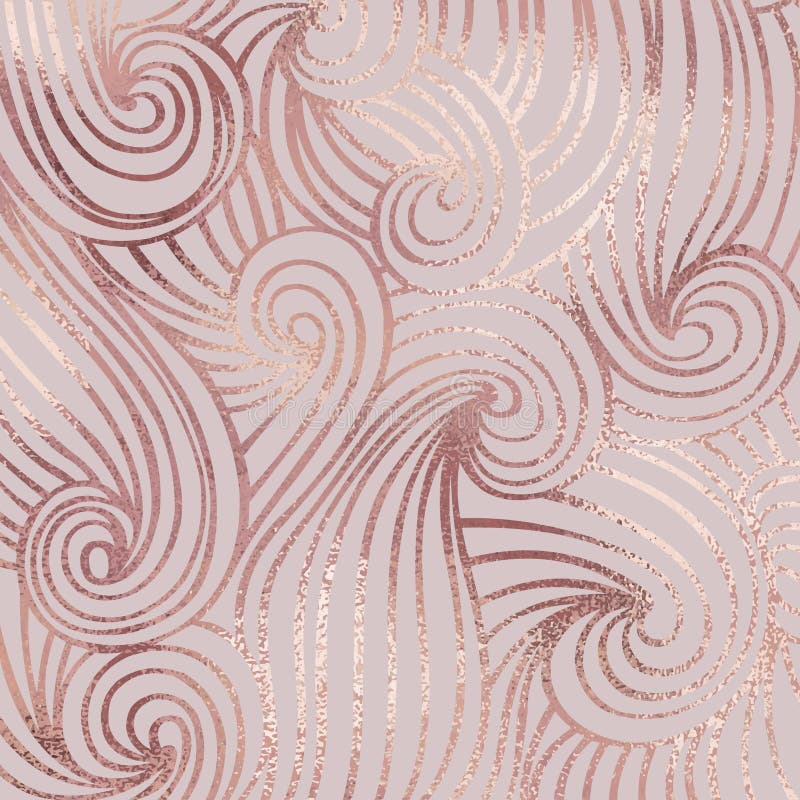 Elegant vector background with imitation of rose gold vector illustration