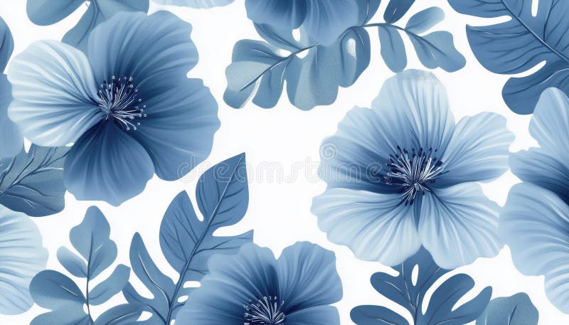 Elegant Water Windflower Pattern For Versatile Creations Such As Ile Fabric royalty free stock images