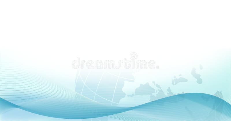 Elegant web background with earth and waves