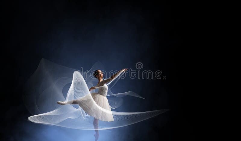 Ballet dancer in jump . Mixed media stock photos Ballet dancer in jump . Mixed media stock photos