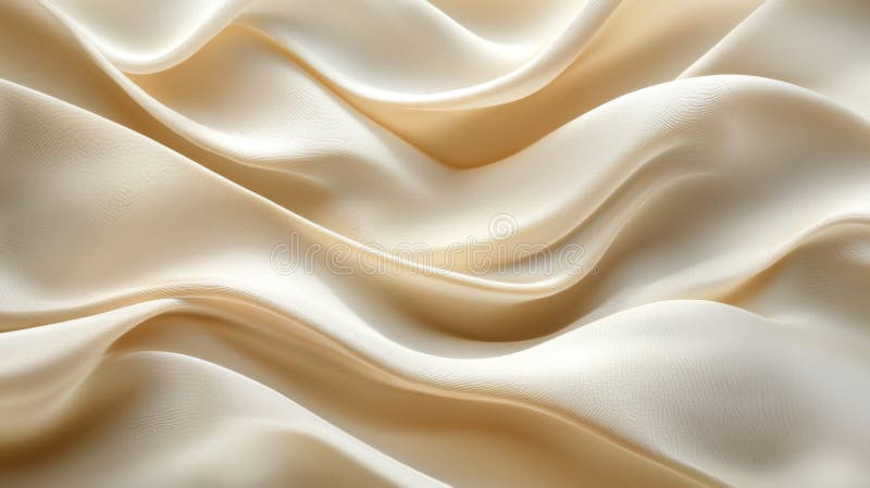 Elegante, cremig gezapfte Stoffe Soft Waves Textur vektor abbildung