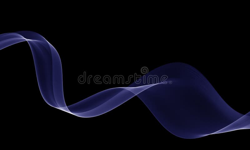Elegante dunkelviolette Welle auf schwarzem Hintergrund. Straffe abstrakte Welle in tiefen violetten Tönen auf schwarzem Hintergrund. Minimaler Stilvektor für elegante moderne Visuals oder technisches Design.