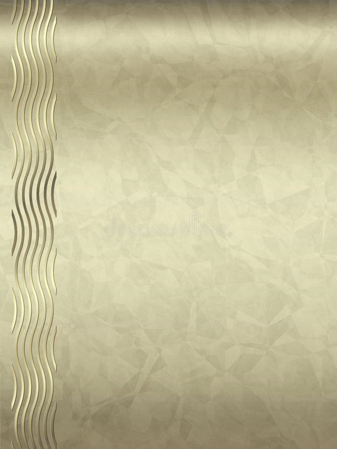 A metallic toned background with a subtle wave border. A metallic toned background with a subtle wave border