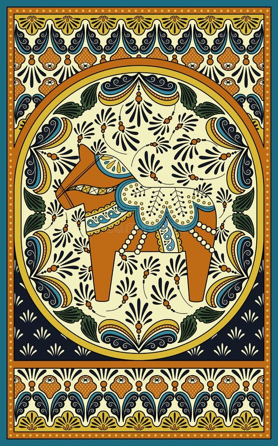 Elegante volwassen kleurende pagina vector illustratie Elegante volwassen kleurende pagina vector illustratie