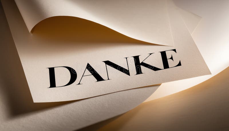 Eleganter Dankeschön an Notizen auf texturierter Papieroberfläche. Eine schön arrangierte Dankeschön Note sitzt graziös auf weichem Papier strahlend Wärme