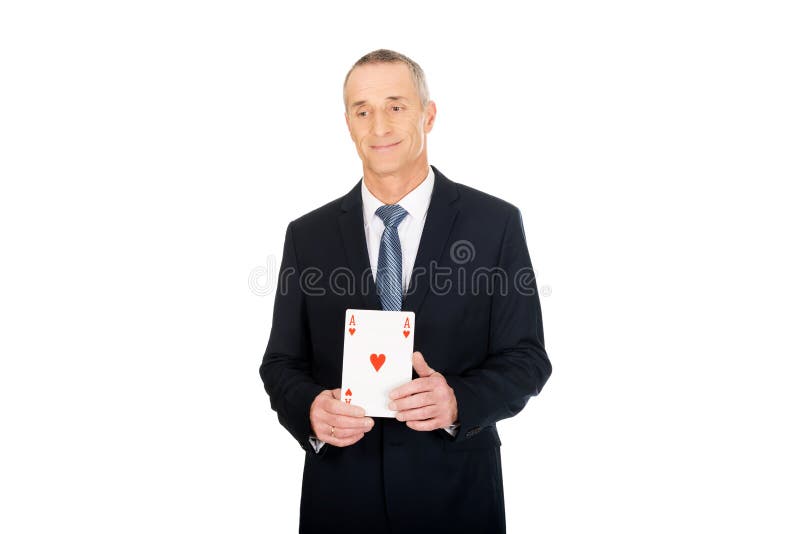 Eleganter Geschäftsmann mit roter Askarte stockfotos Eleganter Geschäftsmann mit roter Askarte stockfotos