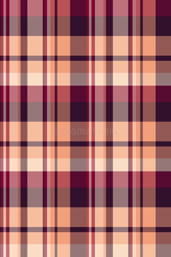 Elegantes Pfirsich- und Bordeaux-Muster. Perfekt für textile Design Website Hintergründe oder Herbstprojekte lizenzfreie abbildung