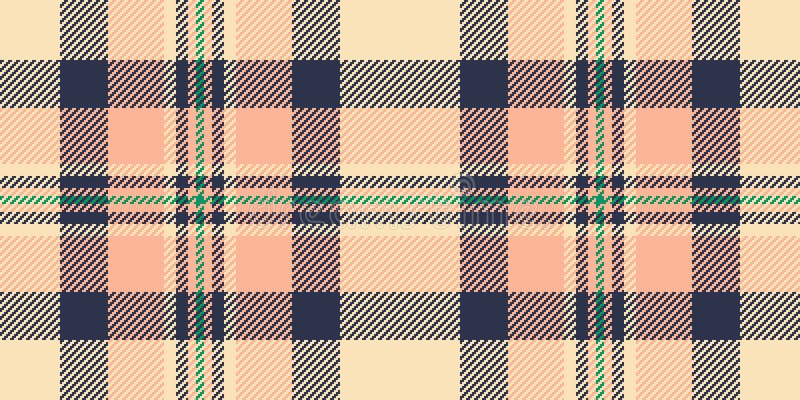 Elegantes Pfirsich- und Marinebildmuster. Perfekt für Web-Hintergründe und Projekte, die einen Hauch von Textil-Design benötigen lizenzfreie abbildung