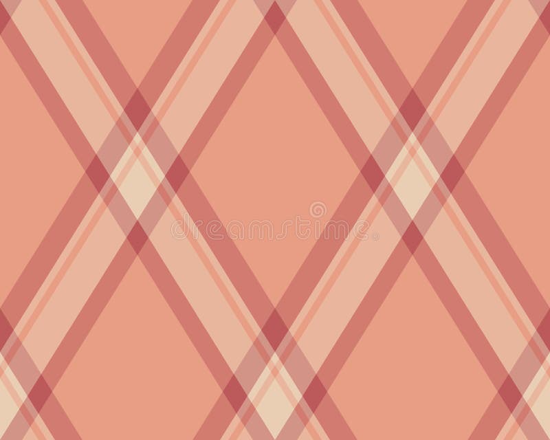 Elegantes Pfirsich- und Rosenplaid-Muster. Perfekt für die Gestaltung von Textil-Website-Hintergründen oder für die Erstellung von vektor abbildung