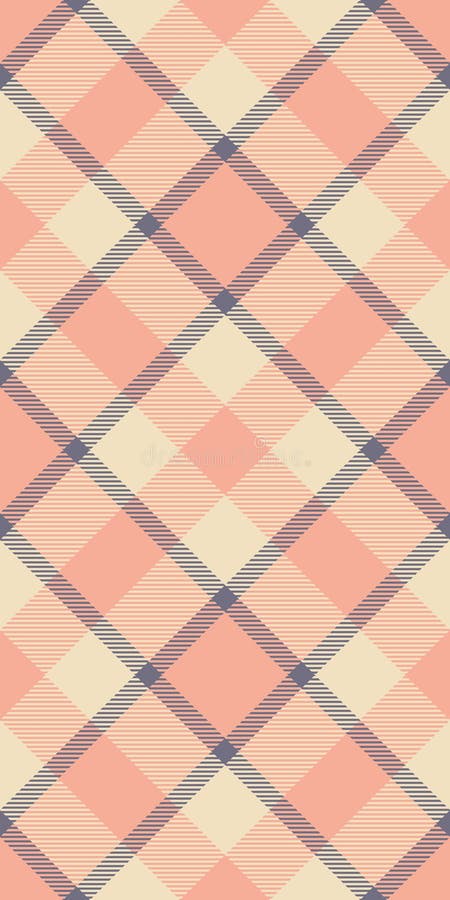 Elegantes pfirsichfarbenes und cremefarbenes Muster. Perfekt für Textil-Bekleidungsverpackungen oder Website-Hintergründe. Dieses vektor abbildung