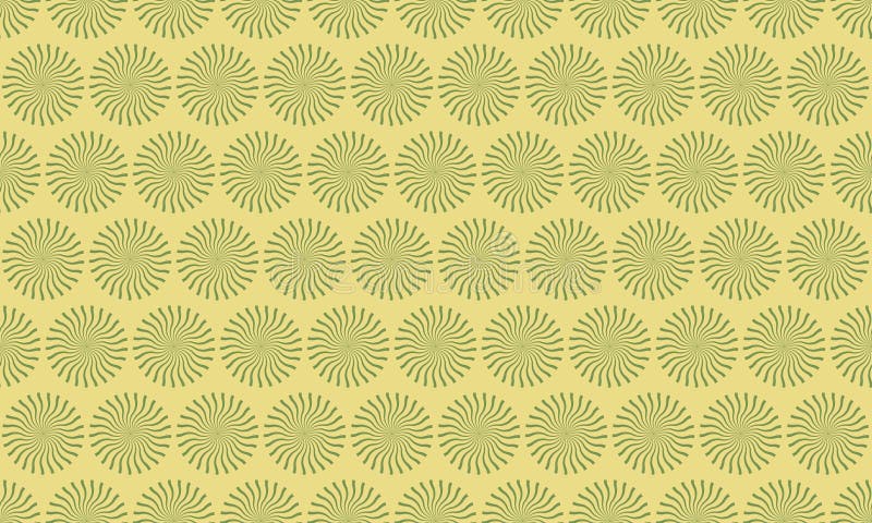 Elegantes wiederholtes Sonnenburstmuster in gedämpften Gelbtönen. Perfekt für Hintergrundtextilien oder Webseitendesign. Evokes. Evokiert Gefühle der Ruhe und subtilen Energie.