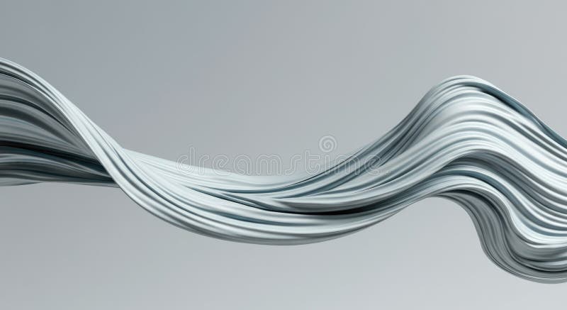 Elegantă fabricație, cum ar fi valul pe fond gri minimalist stock illustration