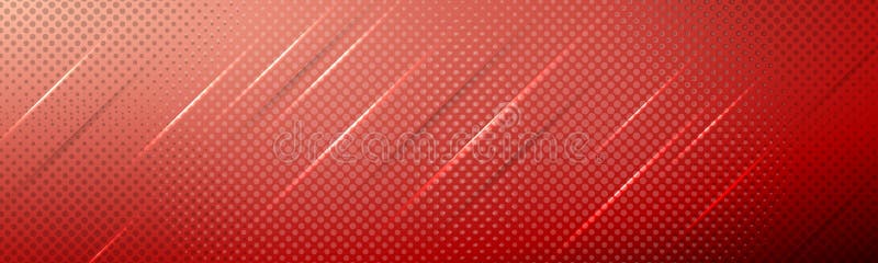 Eleganza rossa composizione moderna dello sfondo con gradienti e ombre illustrazione di stock
