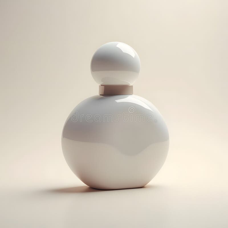 Eleganța fără efort a apelului futurist al sticlelor parfumante moderne stock illustration
