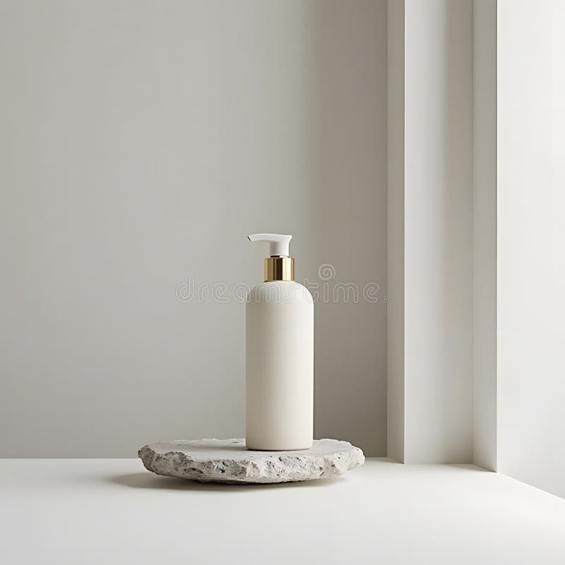 Eleganța fără efort un tribut minimalist pentru îngrijirea părului senin vector illustration