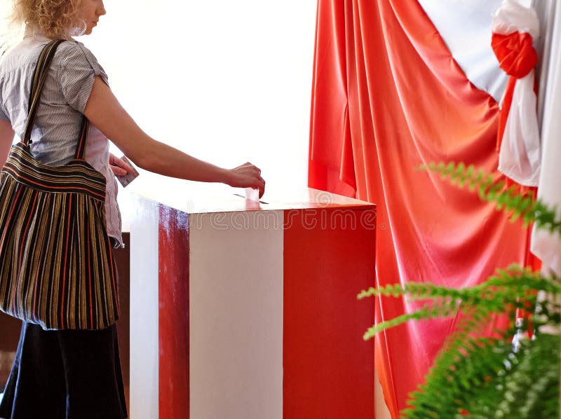 Eleição em Poland imagens de stock Eleição em Poland imagens de stock