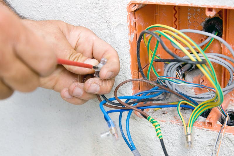 Elektriker stockfoto Elektriker stockfoto