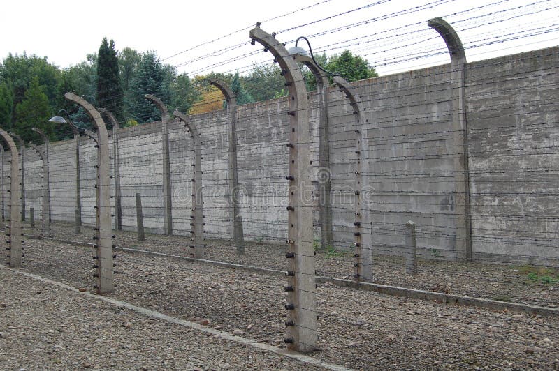 Stacheldraht-Elektrozaun stockfotos