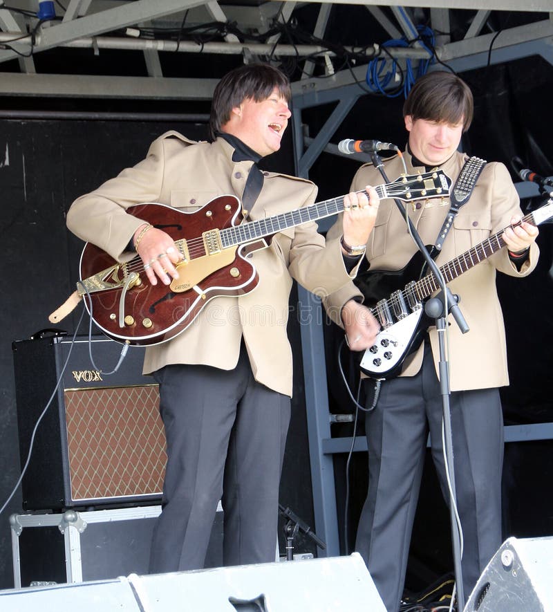 Elektrisches Beatles-Popkonzert lizenzfreie stockbilder Elektrisches Beatles-Popkonzert lizenzfreie stockbilder