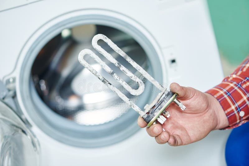 Elektrisches Heizelement Turbular für Waschmaschine lizenzfreie stockfotos