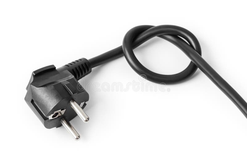 Elektrisches Kabel mit Knoten lizenzfreies stockfoto Elektrisches Kabel mit Knoten lizenzfreies stockfoto