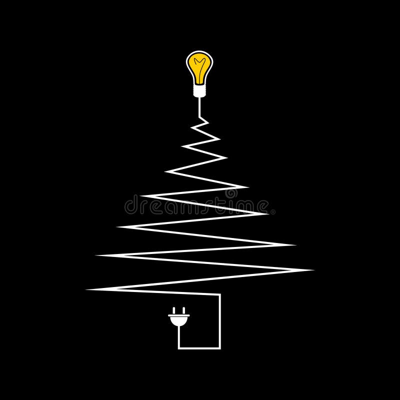 elektrisk julgran Elektrisk Julgran Stock Illustrationer, Vektorer, & Clipart – (17 