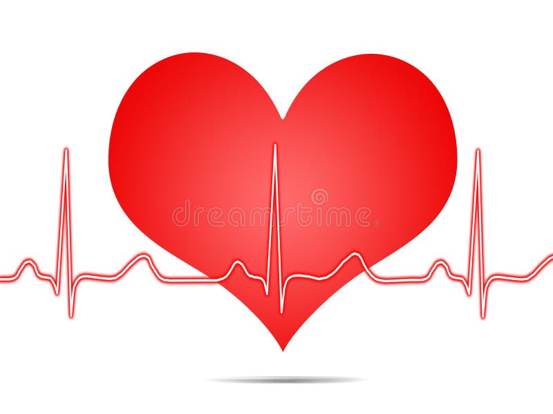 Elektrokardiogram, ecg, wykres, pulsu kalkowanie ilustracji Elektrokardiogram, ecg, wykres, pulsu kalkowanie ilustracji