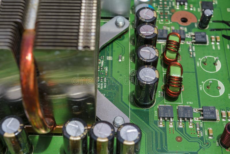 Elektronikströmkretsbräde fotografering för bildbyråer Elektronikströmkretsbräde fotografering för bildbyråer